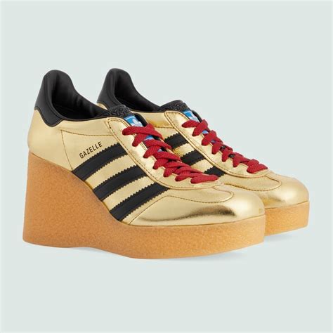 adidas gucci gazelle women's|adidas gucci wedge gazelle sneakers.